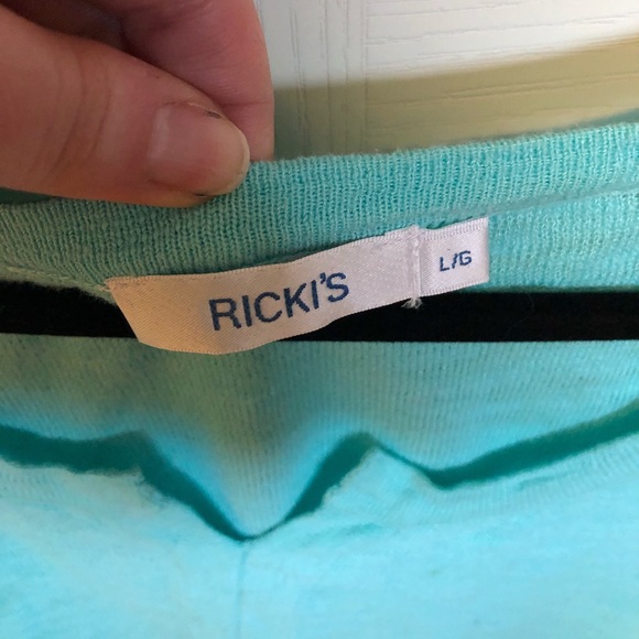 🛍 3/$20 - Ricki’s Lightweight Turquoise Sweater - Picture 2 of 5